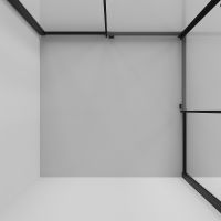 Душевой уголок Niagara Nova 80х80 NG-6822-34BLACK профиль Черный матовый стекло прозрачное — фото 6, Душевые уголки