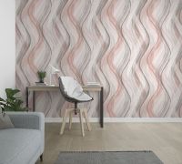 Обои Marburg Shades 32443 Винил на флизелине (0,53*10,05) Разноцветный, Линии — фото 4, Обои для стен