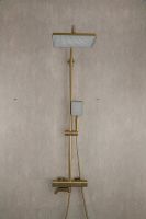 Душевая система Gappo G91 G2491-3 с термостатом Золото — фото 20, Душевые стойки