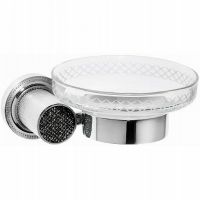 Мыльница Boheme Royal Cristal 10923-CR-B Хром — фото 1, Мыльницы