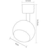 Товар: Трековый светильник Artelamp Brad A6253PL-1BK Черный - фото 4 Трековый светильник Artelamp Brad A6253PL-1BK Черный — фото 4, Трековые светильники
