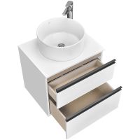 Товар: Тумба под раковину Roca Domi 60 A857458806 подвесная Белый глянец - фото 12 Тумба под раковину Roca Domi 60 A857458806 подвесная Белый глянец — фото 12, Мебель для ванной