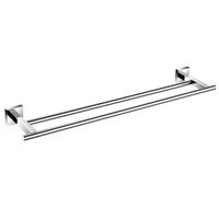 Держатель для полотенец Aquanet 6124D 202114 двойной Хром — фото 1, Полотенцедержатели