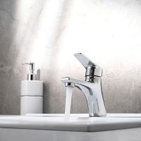 Смеситель для раковины Ростовская Мануфактура Сантехники SL132-001F Хром — фото 5, Смесители