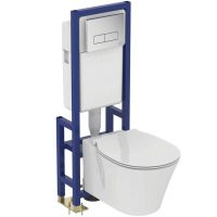 Унитаз Ideal Standard Connect Air E005401 подвесной без сиденья — фото 5, Подвесные унитазы