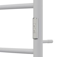 Электрический полотенцесушитель Point Афина PN04846PW П3 400x600 с полкой, диммер справа Белый — фото 4, Электрические полотенцесушители