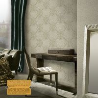 Обои Decori-Decori Parma 83319 Винил на флизелине (1,06*10,05) Бежевый/Золото, Мрамор — фото 2, Обои для стен