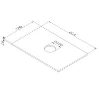 Товар: Столешница под раковину AM.PM Func 80 M8FST0800OF Дуб крафт - фото 3 Столешница под раковину AM.PM Func 80 M8FST0800OF Дуб крафт — фото 3, Столешницы под раковину