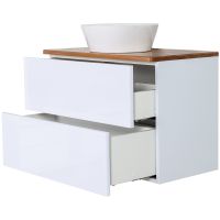 Товар: Тумба с раковиной Orange Otto 75 Ot-75TuWOOD+B08-360W подвесная Белая Ясень - фото 3 Тумба с раковиной Orange Otto 75 Ot-75TuWOOD+B08-360W подвесная Белая Ясень — фото 3, Тумбы с раковиной