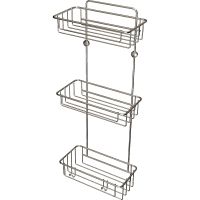 Полка корзина Tekno-tel ES096SSS Нержавеющая сталь глянцевая — фото 1, Полки для ванной и душа