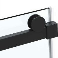 Душевая дверь Vincea Como Soft 130 VDS-1CS130CLB профиль Черный стекло прозрачное — фото 7, Душевые двери в нишу