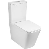 Унитаз компакт WeltWasser Gelbach 001 XL GL-WT 10000003734 Белый глянец с бачком и сиденьем Микролифт — фото 1, Напольные унитазы