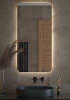 Зеркало Defesto Opti 60x120 DF 2808R с подсветкой 34W-4500К/ИК - выключатель/Нейтральный белый свет — фото 2, Мебель для ванной