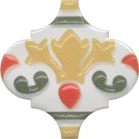 Керамический декор Kerama Marazzi Арабески Майолика орнамент OS\A28\65000 6,5х6,5 см — фото 1, Керамическая плитка