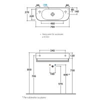 Товар: Раковина Globo Forty3 70 R SCT70.BI*1dx Белая - фото 3 Раковина Globo Forty3 70 R SCT70.BI*1dx Белая — фото 3, Раковины