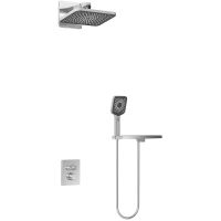 Душевая система Vincea Inspire VSFW-3I21MT4RCH с термостатом Хром — фото 1, Встраиваемые душевые комплекты