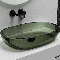 Товар: Раковина-чаша Abber Kristall 60 AT2805Vesuvian Оливковая - фото 2 Раковина-чаша Abber Kristall 60 AT2805Vesuvian Оливковая — фото 2, Раковины накладные