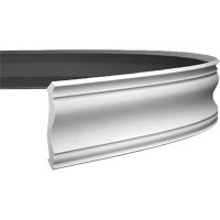 Карниз гибкий Европласт 1.50.133 2000x120x115 мм — фото 1, Карнизы