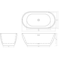 Товар: Акриловая ванна Ceruttispa d'ISEO 150x75 СT9902 без гидромассажа - фото 11 Акриловая ванна Ceruttispa d'ISEO 150x75 СT9902 без гидромассажа — фото 11, Акриловые ванны