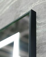 Товар: Зеркало BelBagno Kraft 100 SPC-KRAFT-1000-800-LED-TCH-WARM-NERO с подсветкой Черное с сенсорным выключателем и подогревом - фото 6 Зеркало BelBagno Kraft 100 SPC-KRAFT-1000-800-LED-TCH-WARM-NERO с подсветкой Черное с сенсорным выключателем и подогревом — фото 6, Зеркала в ванную комнату