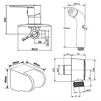 Товар: Гигиенический душ со смесителем Orange Otto M22-455cr Хром глянцевый - фото 7 Гигиенический душ со смесителем Orange Otto M22-455cr Хром глянцевый — фото 7, Душевое оборудование. Душевая программа