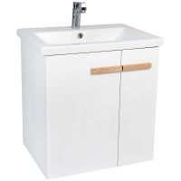 Тумба под раковину VIANT Мюнхен 80 VMUN80COBEL-T2STP подвесная Белая матовая — фото 1, товары