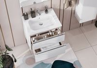 Товар: Тумба под раковину Roca The Gap 60 A857397806 подвесная Белый глянец - фото 14 Тумба под раковину Roca The Gap 60 A857397806 подвесная Белый глянец — фото 14, Мебель для ванной