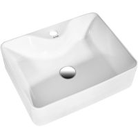 Раковина Runo Lavello 48 00-00001449 Белая — фото 1, Раковины накладные