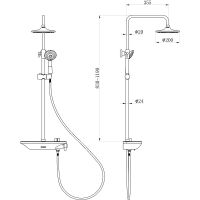 Товар: Душевая система beWash BV0MMSS6617 Хром - фото 5 Душевая система beWash BV0MMSS6617 Хром — фото 5, Душевое оборудование. Душевая программа