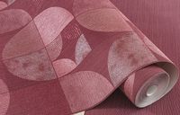 Обои Артекс Dieter Langer Inspiration 10275-05 Винил на флизелине (1,06*10,05) Красный, Геометрия — фото 3, Обои для стен