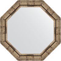 Товар: Зеркало Evoform Octagon 64х64 BY 3668 в багетной раме - Серебряный бамбук 73 мм - фото 1 Зеркало Evoform Octagon 64х64 BY 3668 в багетной раме - Серебряный бамбук 73 мм — фото 1, Мебель для ванной