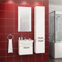 Товар: Зеркало Aquaton Ария 50 1A140102AA010 Белое - фото 2 Зеркало Aquaton Ария 50 1A140102AA010 Белое — фото 2, Мебель для ванной