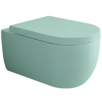 Унитаз Bocchi V-Tondo 1416-033-0129 подвесной Мятный матовый без сиденья — фото 1, Унитазы