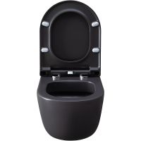 Унитаз Allen Brau Priority 4.31002.AN подвесной Антрацит без сиденья — фото 11, Унитазы