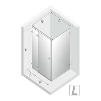 Товар: Душевой уголок New Trendy Avexa Chrome 120х110 L EXK-1511 профиль Хром стекло прозрачное - фото 13 Душевой уголок New Trendy Avexa Chrome 120х110 L EXK-1511 профиль Хром стекло прозрачное — фото 13, Душевые уголки