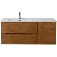 Тумба под раковину BelBagno Etna 120 L ETNA-1200-2C-1A-SO-RN-L подвесная Rovere Nature — фото 1, Тумбы под раковину