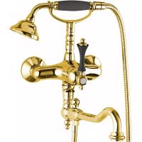Смеситель для ванны Cezares Margot MARGOT-VDFM2-03/24-N Золото 24 карат — фото 1, Смеситель для ванны