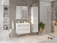 Товар: Тумба с раковиной Brevita Balaton 80 УТ000014506 подвесная Белая матовая - фото 6 Тумба с раковиной Brevita Balaton 80 УТ000014506 подвесная Белая матовая — фото 6, Мебель для ванной