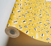 Обои AS Creation Karl Lagerfeld Винил на флизелине (0,53*10,05) Желтый, Надписи арт-37843-4 — фото 2, Обои для стен