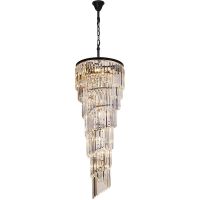 Люстра Divinare Charlotte 3011/01 SP-15 Прозрачная Черная — фото 1, Люстры