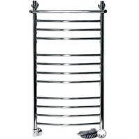 Электрический полотенцесушитель Ника Arc ЛД/ВП (г2) Эл. 100x50 с полкой Хром — фото 1, Электрические полотенцесушители