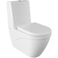 Унитаз компакт Bocchi Taormina 1017-001-0129 Белый глянцевый без бачка и сиденья — фото 1, Унитазы