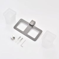 Товар: Стакан для зубных щеток Raglo R301.08.09 двойной Графит - фото 9 Стакан для зубных щеток Raglo R301.08.09 двойной Графит — фото 9, Мыльницы