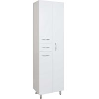 Шкаф пенал Onika Модерн 52.10 405208 Белый — фото 1, Мебель для ванной