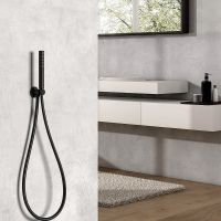 Ручной душ Giulini Futuro F1782NO Черный матовый — фото 2, Душевое оборудование. Душевая программа