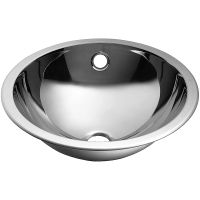 Раковина Nofer 35 13029.RS Нержавеющая сталь матовая — фото 2, Мини-раковины