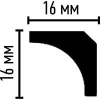 Товар: Карниз гибкий Decomaster 96240 FL 2400x16x16 мм - фото 3 Карниз гибкий Decomaster 96240 FL 2400x16x16 мм — фото 3, Карнизы