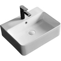 Раковина Ceruttispa 52 CR0094 СТ9603 Белая — фото 1, Раковины накладные