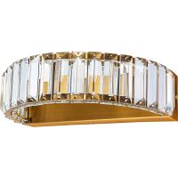 Настенный светильник Divinare Renata 1135/17 AP-10 Прозрачный Латунь — фото 1, Светильники