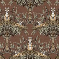 Обои LOYMINA Equator QTR2 022 Флизелин (1*10,05) Коричневый, Деревья/Животные — фото 1, Обои для стен